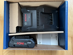BOSCH Pro зарядное устройство + аккумулятор ProCORE 18V 4,0 (3 фото из 3)