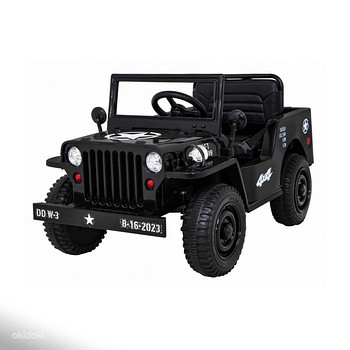 ЭЛЕКТРОМОБИЛЬ RETRO MILITARY BLACK
