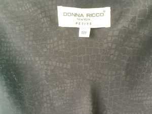 Donna Ricco New York զգեստ petite 12, էլեգանտ զգեստ (4 լուսանկար / 5)