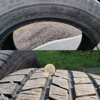 Pirelli rehvid 235/55/R18 aastaringsed, 7-8mm, 2 rehvi