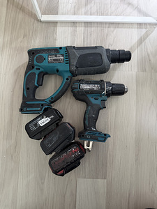 Аккумуляторная дрель makita + аккумулятор (1 фото из 1)