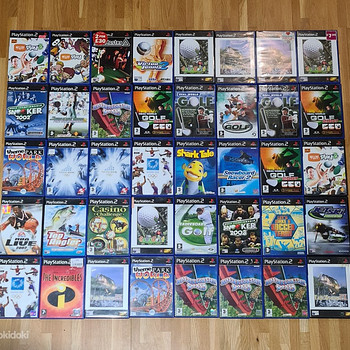 Коллекция ретро-игр для PS2 / Playstation 2 - 80 шт! (NR2)