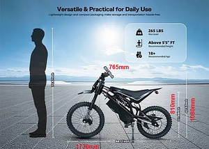 19" Электрический мотоцикл Talaria аналог 60V 2500W (5 фото из 5)