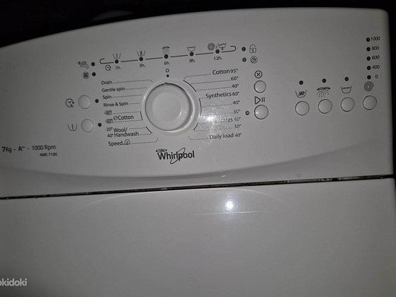 Pesumasin Whirlpool AWE 7100 6,5kg 1200p/min