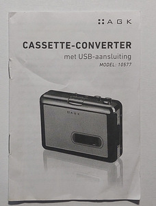 AGK Cassette-Converter (7 foto / 7)