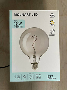 Ikea MOLNART новая лампочка (3 фото из 3)