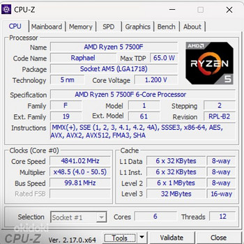 AMD Ryzen 5 7500F