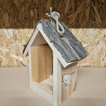 Новый сделанный вручную кормушка для птиц 30x13,5x27 см