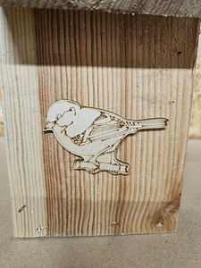 Uus käsitööna tehtud linnusöögimaja 30x13,5x27 cm (4 foto / 6)