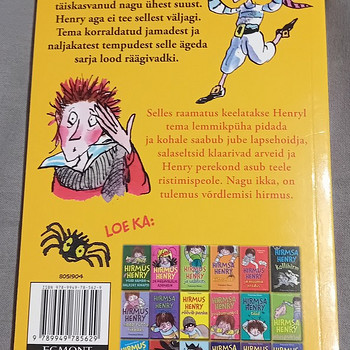 Raamat Hirmus Henry ja tigedikust lapsehoidja