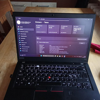 Lenovo T490s CORE I7 8TH Gen