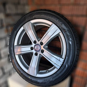Оригинальные диски Mercedes R18 8.5Jx18, зимние шины 255x45