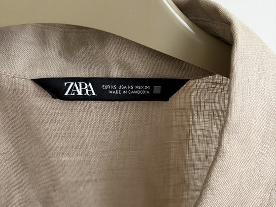 Льняная рубашка Zara