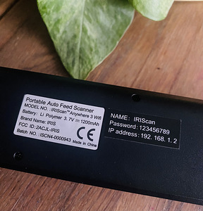 Сканер IRIscan Wireless 3 (2 фото из 2)