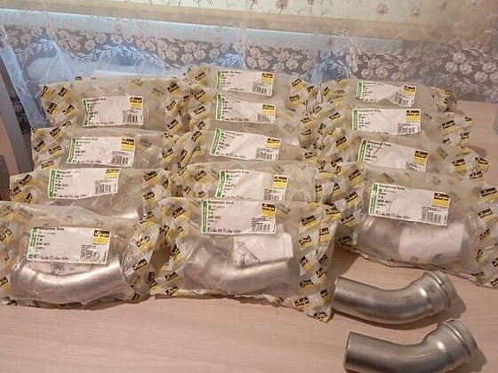 Viega SANPRESS INOX колено из нержавеющей стали 45°!