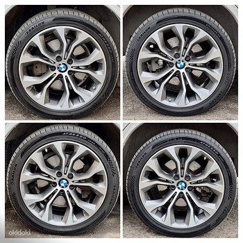 BMW стиль 451 разноширокие 20’ оригинальные диски с шинами (как новые)
