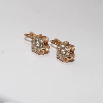 Золотые серьги 585 пробы 4.89 г