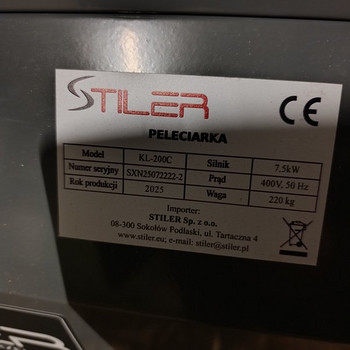 Pelletipress Stiler 7,5 kW 400V