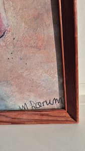 Pilt raamis Mona Leerum,signereritud (4 foto / 8)