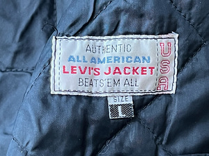 Levis /Levi Strauss Vintage "Beats'Em All" Мужская куртка X (4 фото из 8)