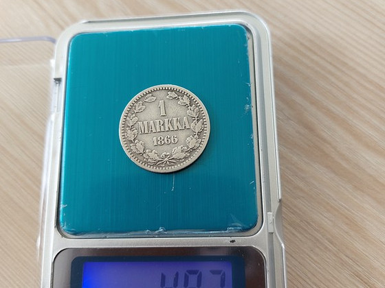 1 mark 1866. Soome.