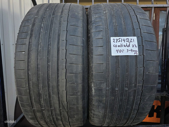 R21 rehvid 275 45 21 continetal 3-4mm 2tk