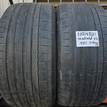 R21 rehvid 275 45 21 continetal 3-4mm 2tk