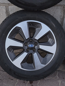Диски Subaru 17 с шинами (4 фото из 10)