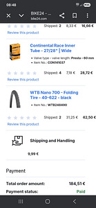 WTB nano 700 rehvid (2 foto / 2)