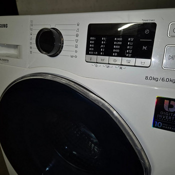 Стиральная машина с сушкой Samsung WD80J5420AW/EE 8кг и 6кг 1400об