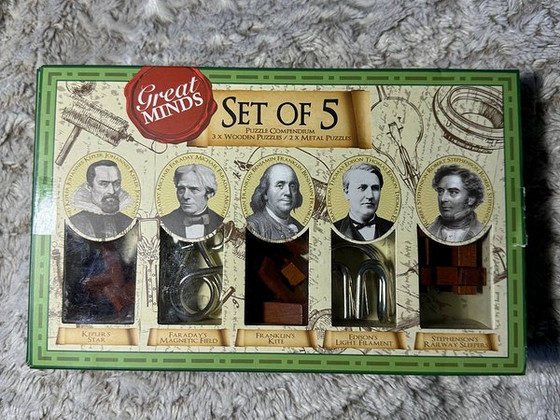 Mõistatused Brain Games Great Minds Set of 5