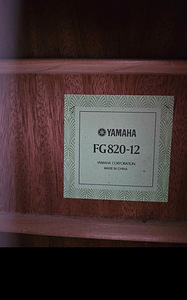 Yamaha FG 820-12 kitarr (2 foto / 5)