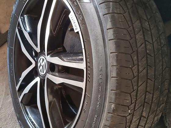 Оригинальные литые диски Vw Multivan T5 5×120R17 с шинами