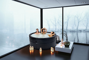 Каркасное джакузи Avenli Spa Osaka Black Leather, 4-6 персон (2 фото из 10)