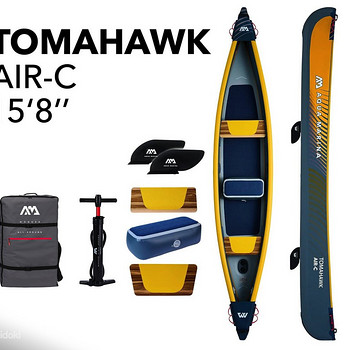 3-kohaline täispuhutav kajakk Aqua Marina Tomahawk 478x88 cm