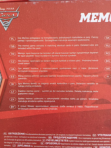 Disney Cars 2 memo lauamäng (3 foto / 3)
