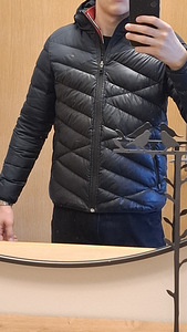 Stiilne must kevad/sügis jope / kerge jope, slim fit, o (2 foto / 5)