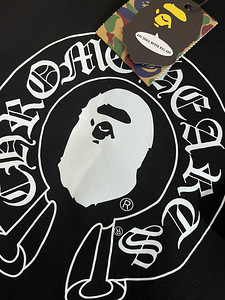 BAPE CHROME HEARST T SHIRT BLACK SIZE S (2 foto / 5)