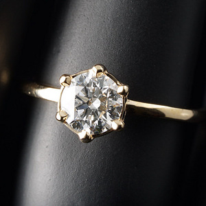 Kuldsõrmus teemandiga 1,07ct (1 foto / 6)