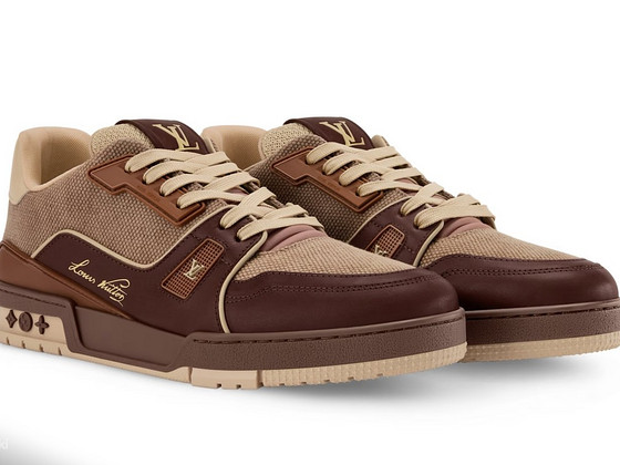 Louis Vuitton LV Trainer Sneaker , Brown
