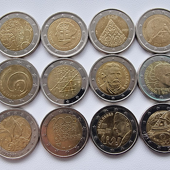 Euro coins