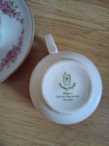 Portselanist kohviserviis GDR 80 ml. (3 foto / 5)