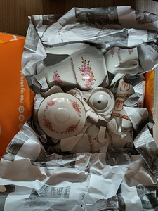 Portselanist kohviserviis GDR 80 ml. (5 foto / 5)