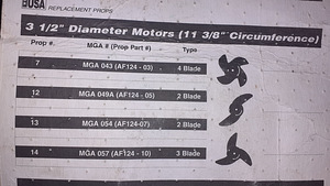 Motorguide Ninja Prop #7 Trollimismootori propeller (3 foto / 4)