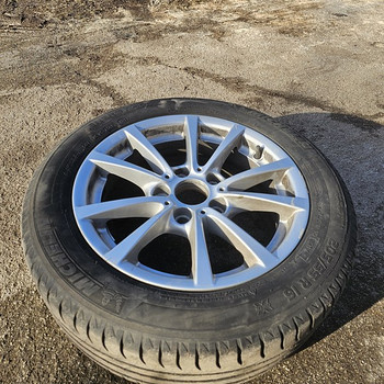 205/55r16 оригинальные диски BMW с летними шинами