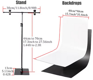 Annan rendile T-kujuline taustatoe 30 cm koos 40 cm (1 foto / 1)