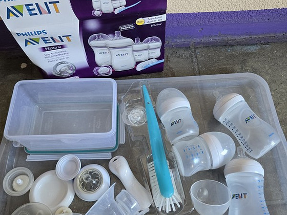 Philips avent rinnapump ning pudelid