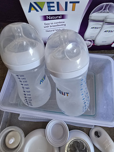 Молокоотсос Philips Avent и бутылочки (4 фото из 5)