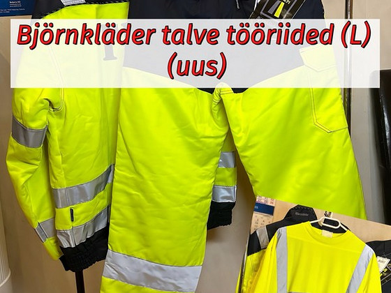 Björnkläder talve tööriided (L) + kingitus t-särk(UUS)