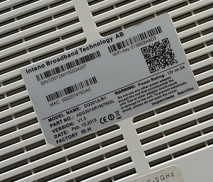 Wifi ruuter Inteno DG301A-R1 (2 foto / 3)